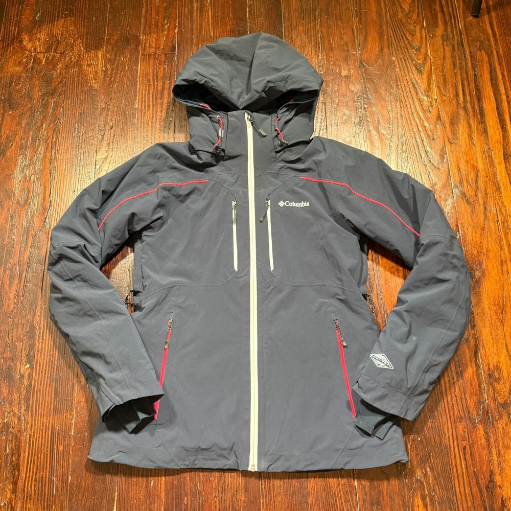 Columbia Jacket Womens M Blue Millennium Flash Shell Coat Ski Omni Heat‎
